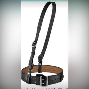 ⭐️ JAY-PEE Sam Browne Shoulder Strap 1 1/4 inch Leather Cross Strap Includ